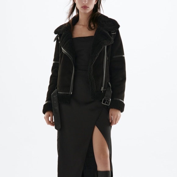 ZARA DOUBLE-FACED JACKET XS - Picture 4 of 7